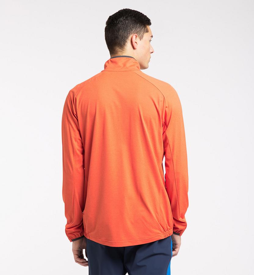 Haglöfs Mens Mirre Mid Layer Red New Zealand 41372LAPJ